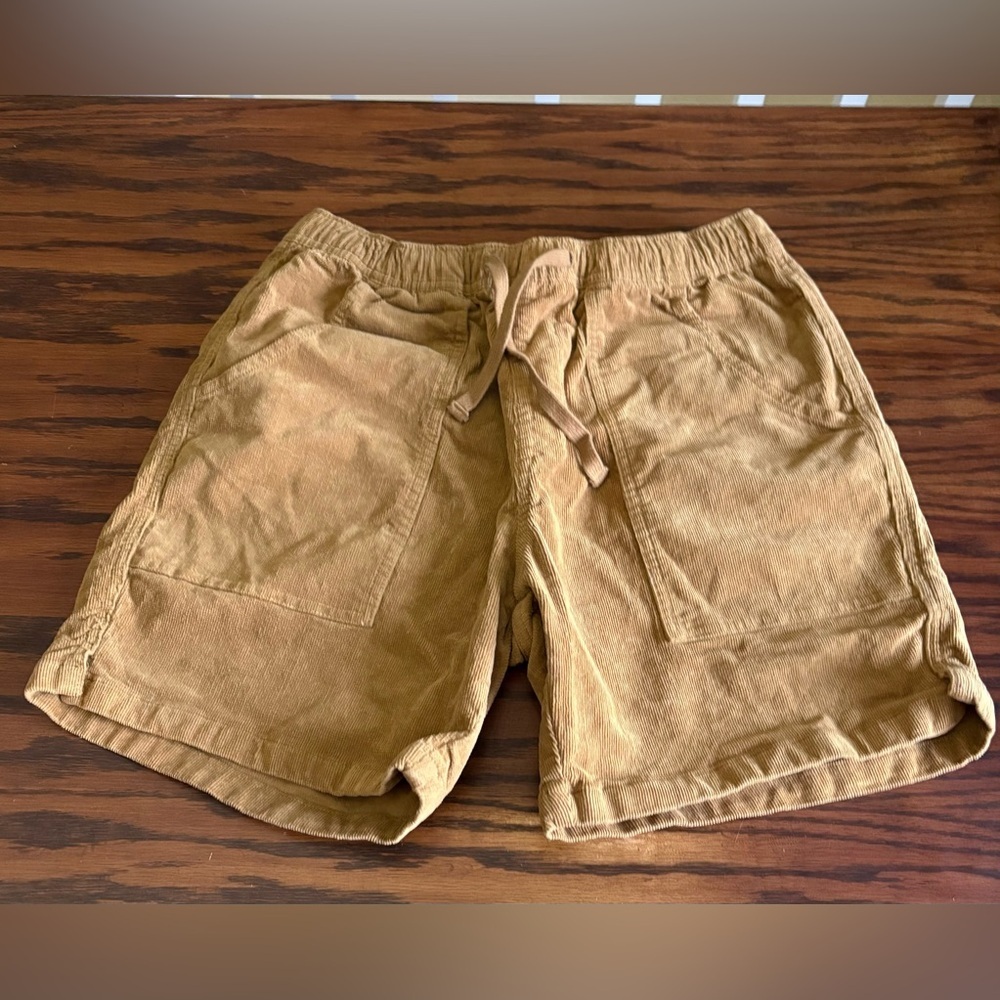 Katin Cord Local 6” Shorts 29”Brown Tan Corduroy Drawstring Stretch Mens Medium